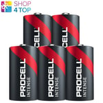 5 PROCELL DURACELL D LR20 INTENSE ALKALINE BATTERIES TORCIA EXP 2027 1.5V NEW