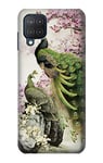 Peacock Chinese Brush Painting Case Cover For Samsung Galaxy M12