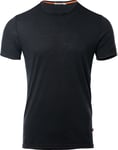 Aclima Men's LightWool T-shirt Round Neck Jet Black, S