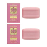 4711 Unisex Floral Collection Rose Cream Soap 100g x 2 - One Size