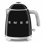 Vedenkeitin Smeg, KLF05BLEU, 50-luvun tyyli, 0,8 l, musta