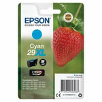 Epson 29XL Cyan Ink Cartridge, XP-255, XP-257 XP-352 XP-355 XP-452 XP455, T2992