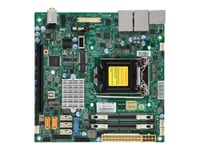 Supermicro X11ssv-Lvds - Moderkort - Mini Itx - Lga1151 Socket - Q170 Chipuppsättning - Usb 3.0 - 2 X Gigabit Lan - Inbyggda Grafiken (Cpu Krävs) - Hd Audio