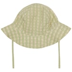 Flöss Stella Solhatt Lime Gingham | Grön | 44/47 cm