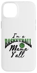 Coque pour iPhone 14 Plus Southern Moms Cadeau fantaisie pour mère Motif basketball Vert et noir