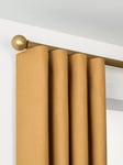 John Lewis Select Curl Gliding Curtain Pole with Ball Finial, Wall Fix, Dia.30mm