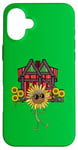 Coque pour iPhone 16 Plus Hippie Tournesol Lumen Jardin Maison Nature Enfant