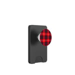 Scottish Clan Hamilton Tartan moderne Rouge PopSockets PopWallet pour MagSafe