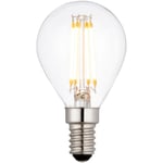 4W E14 LED Vintage Filament Golf Bulb - Warm White - Indoor/Outdoor LED Lamp