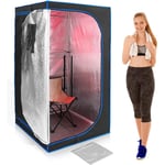 MOIMK Steam Sauna Tent, Far Infrared Sauna Steam, Heater Sauna Box, 3 Adjustable TemperatureWith Chair for Weight Loss Detox Therapy Without Steamer, 1000W