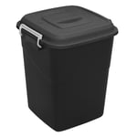 Sealey Durable Refuse/Storage Bin 50L - Black - BM50