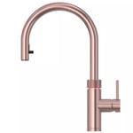 Quooker Flex Alt-i-ett Kjøkkenarmatur med Uttrekksslange Rose Copper / Pro3 & Cube