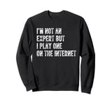 I’m Not An Expert But I Play One On The Internet Sweatshirt