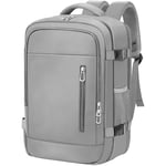 OTAHGK Bagage Cabine 40x20x25 pour Ryanair Sac à Dos de Voyage Bagage à Main Avion Sac à Main sous Le Siège Valise Sac Ordinateur Portable avec Port de Charge USB-Gris