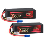 2x Zeee 3S LiPo Battery 15000mAh 11.1V Softcase EC5 100C for RC Car Quadcopter