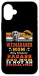 Coque pour iPhone 16 Plus Retro Weimaraner Dog Mom Vintage Funny Puppy Dog Lover