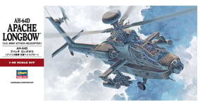 Hasegawa PT23 AH-64D Apache Longbow HELICOPTER SCALE 1/48 Hobby Plastic Model Ki