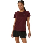 Asics Core SS T-shirt Röd för Löpare | Bekväm Tröja för Träning och Motion - Handla nu på Loparshop.se!