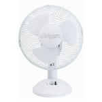 Stirflow 22W 2 Speed 9-inch Desk Fan - White - SFG9D - Return Unit