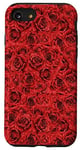 iPhone SE (2020) / 7 / 8 Romantic Red Roses Decor For Women Girls Cute Aesthetic Rose Case