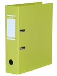 ELBA "Strong-Line" Lever Arch File PP exchangeable spine label Lime A4 8 cm