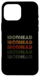 Coque pour iPhone 16 Pro Max Love Heart Ironhead Tee Grunge Vintage Style Ironhead Noir