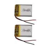 2pcs 3.7V 110mAh 0.407Wh Li Battery 302025 For GPS Bluetooth Speaker DashCam Mp4