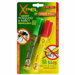 12 Xpel Adult & Kids Mosquito Insect Repellent Travel Spray Pen Tropical Formula