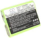 Kompatibelt med Siemens Gigaset 2000L, 2.4V, 700 mAh