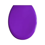 Purple Top Fix Slow Close Quick Release Toilet Seat