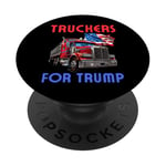 Camionneurs pour Trump Conduite Camionniers Camionniers Chauffeurs de Camion PopSockets PopGrip Interchangeable