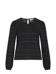 Vila Vichikka O-Neck L/S Top Svart