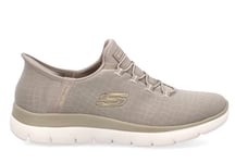 Chaussures De pour Femme Skechers 150128 Slip-Ins Summits Luxe Nuit Basket Taupe