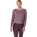 Asics Nagino Run Long Sleeve Top Femme Mauve