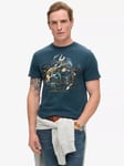 Superdry Tokyo Graphic T-Shirt, Blue Bottle