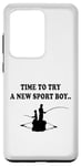 Coque pour Galaxy S20 Ultra Il est temps d'essayer un nouveau sport père et fils partenaire de pêche garçon