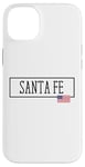 Coque pour iPhone 14 Plus Santa Fe City, États-Unis, drapeau, État, voyages, États-Unis, Amérique, femmes, hommes