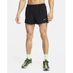 Nike Fast Men's Dri-FIT 3" Brief-Li BLACK/BLACK/REFLECTIVE SILV, storlek XX-Large