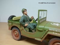 FIGURINE SOLDAT USA WW2 assis passager 1/18 Soldier III