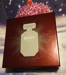 HUGO BOSS THE SCENT FOR HER EAU DE PARFUM WOMAN'S GIFT SET PERFUME LOTION 30ML 