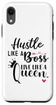 iPhone XR I am the Boss Queen Mom Hustle Like a Boss Live Like a Queen Case