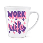 Work Wife 12oz Latte Mug Cup Love Joke Valentines Day Birthday Funny Gift