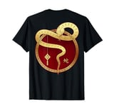 Zen Taiji Lucky Money Red Pocket Snake Year Pj ART ON BACK T-Shirt