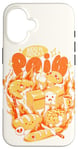 Coque pour iPhone 16 Pain in French Is Pain Langue Drôle Pun France Foodie