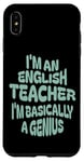 Coque pour iPhone XS Max Funny English Teacher Genius, meilleur professeur d'anglais au monde