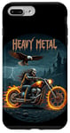 Coque pour iPhone 7 Plus/8 Plus Heavy Metal Thrash Hard Rock Horreur Rocker Tenue moto