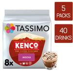 Tassimo Coffee Pods Kenco Mocha 5 Packs (40 Drinks)