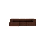 Eave Modular Sofa 96 3-seater Left Chaise Lounge, Bouclé 08