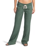 Roxy Femme Oceanside Pantalon, Vert (Duck Green), XS EU