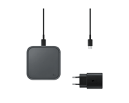 Samsung Wireless Quick Charger Pad med Strömadapter, 15W - Svart